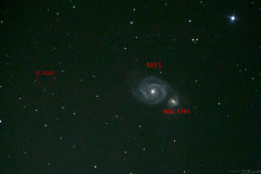 Špirálová galaxia M51